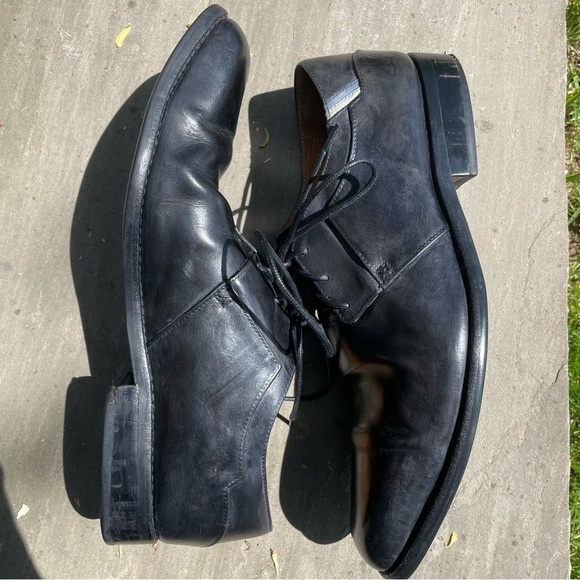 [10] John Fluvog Men’s Rare Vintage Black Dress Shoes Completely Refurbished - Picture 2 of 12